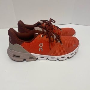 Womens On Cloud Cloudflyer. Flare/Quartz, size 8, LOTS of tread left.